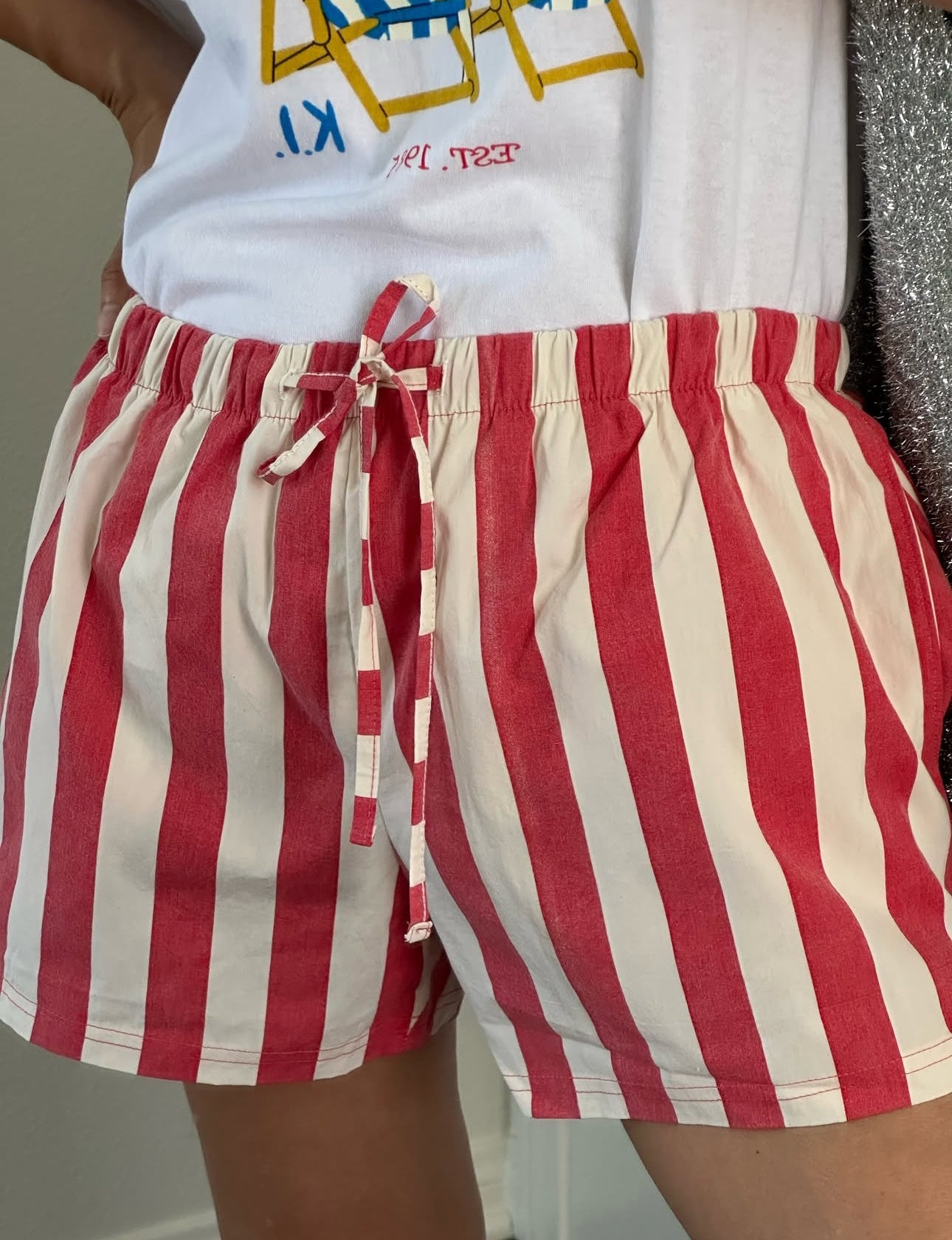 Pigment Striped Shorts