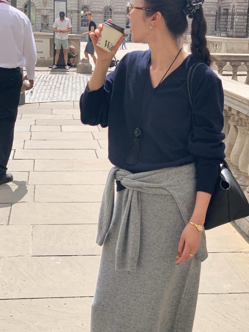Knit Midi Skirt