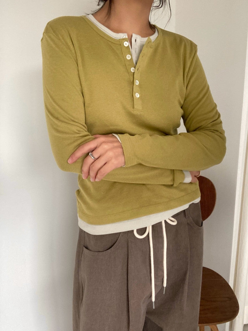 Button T Shirt
