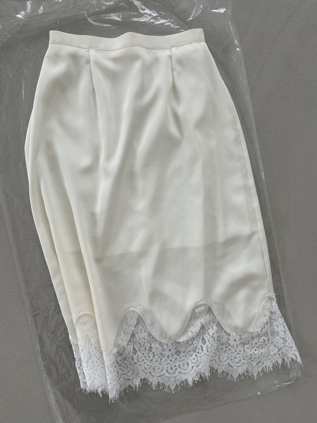 Lace Hem Skirt
