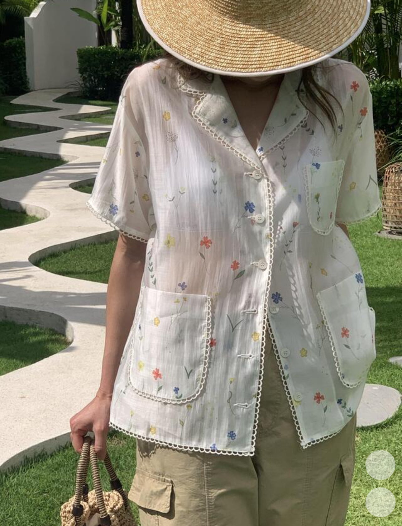 Organza Camp Shirt