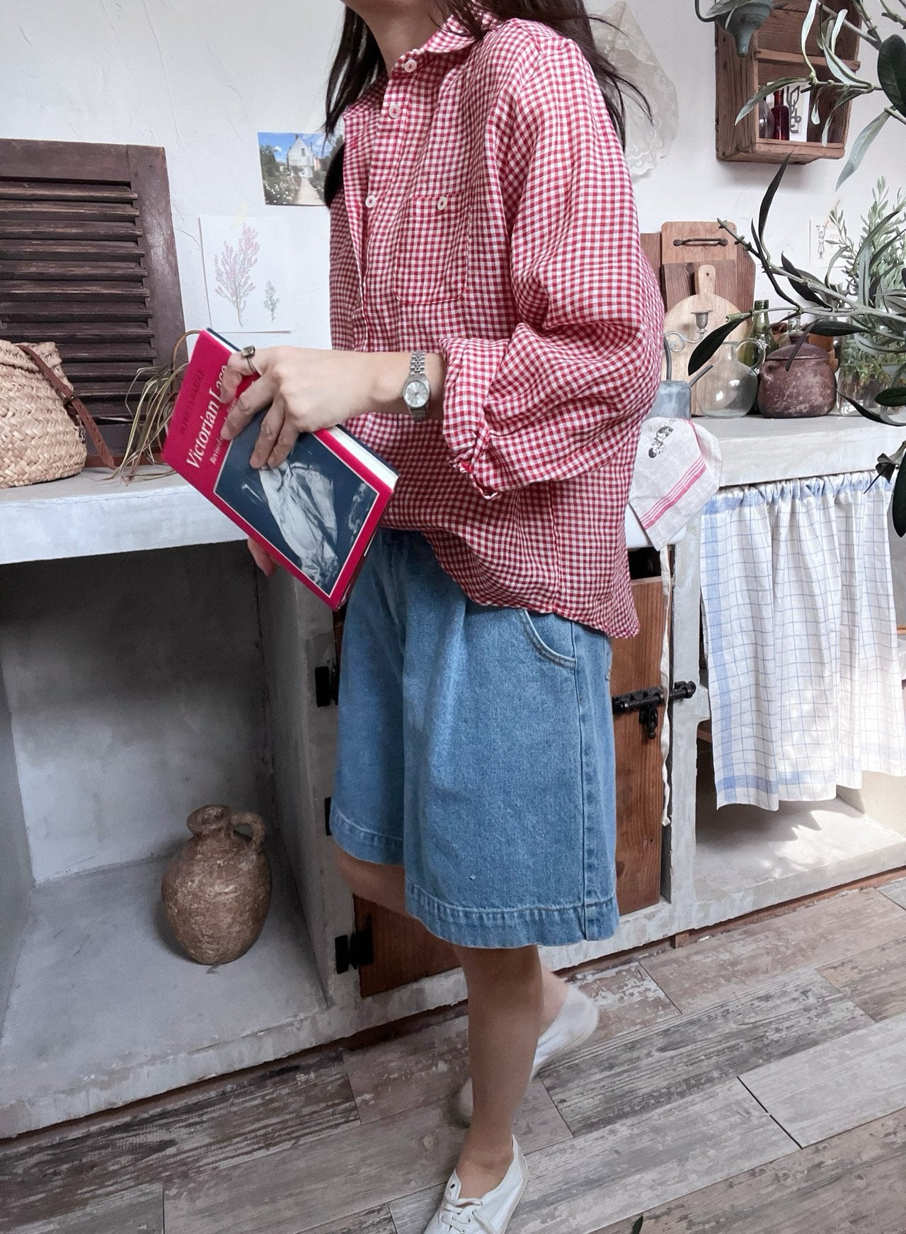 Linen Gingham Shirt