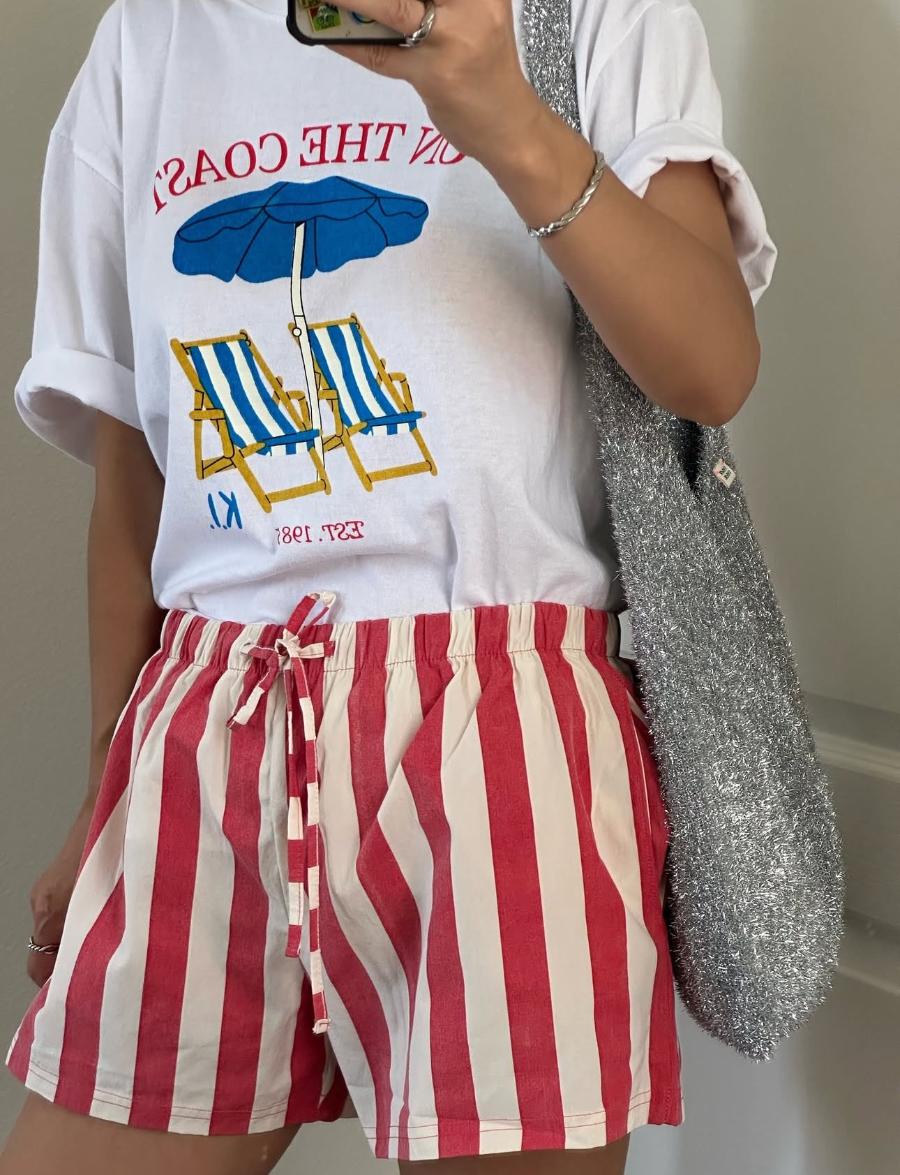 Pigment Striped Shorts