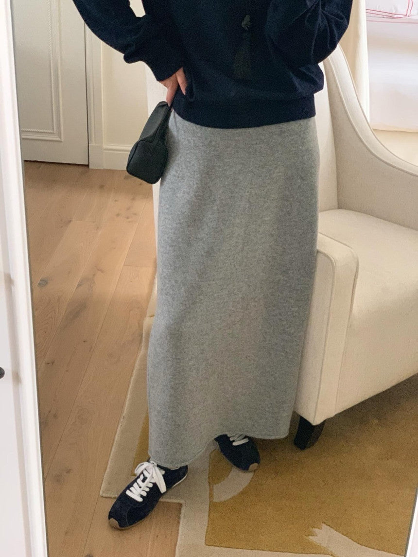 Knit Midi Skirt