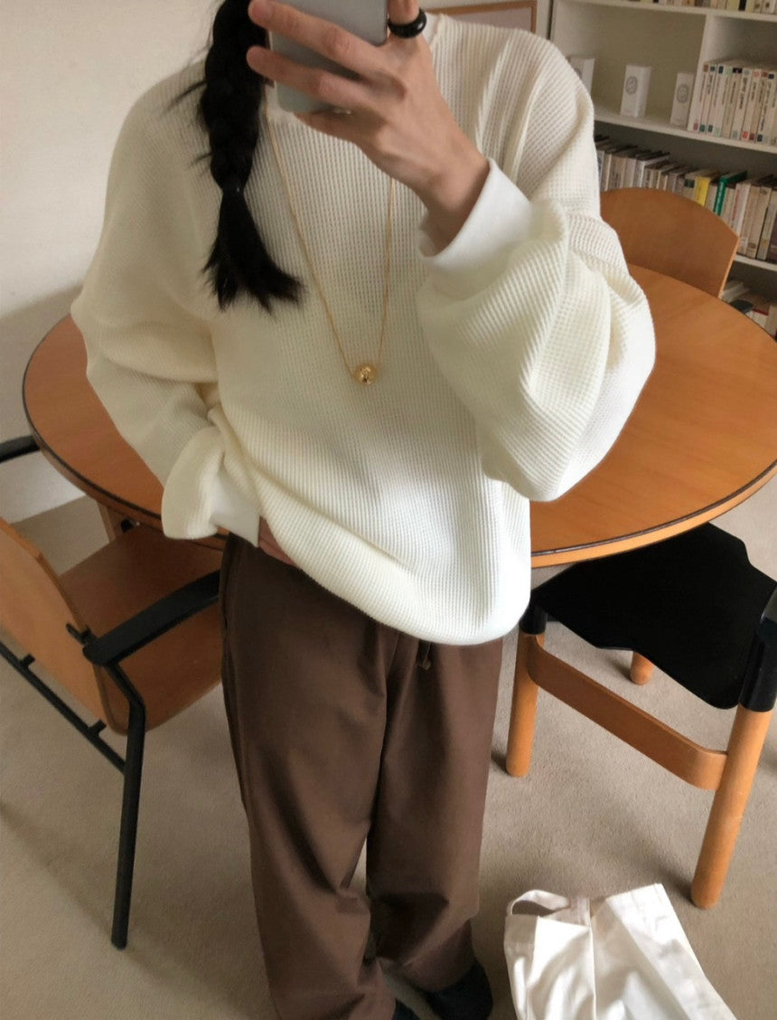 Waffle Sweatshirt