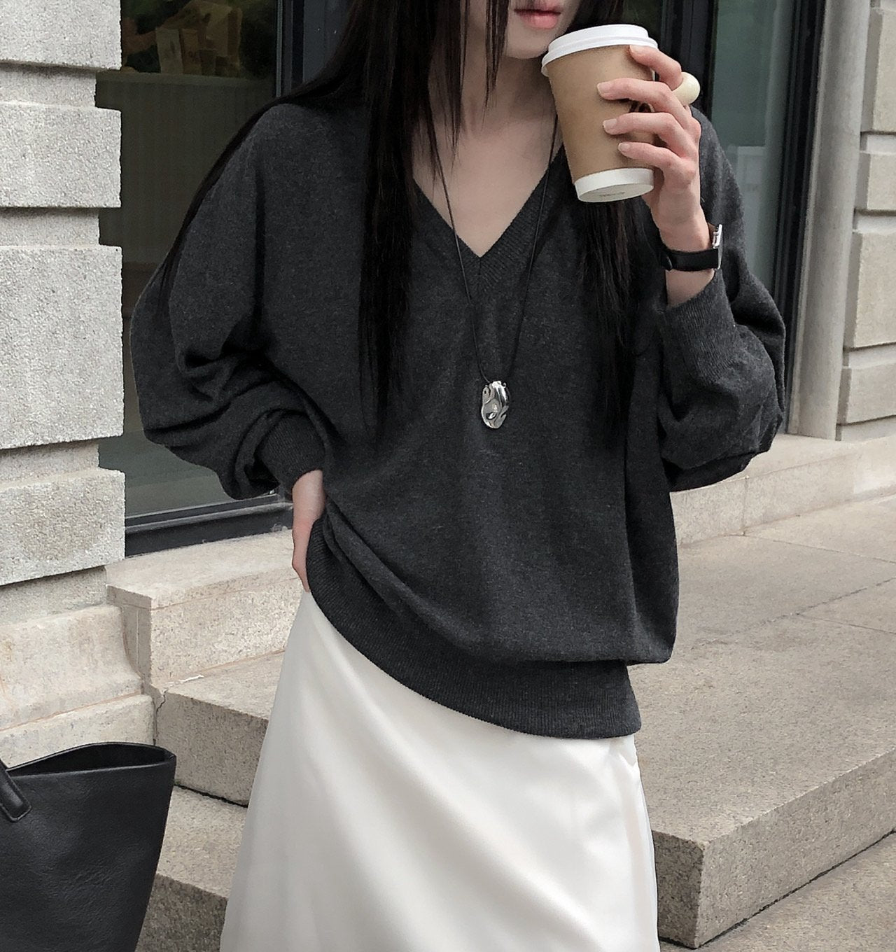 Wool V Neck