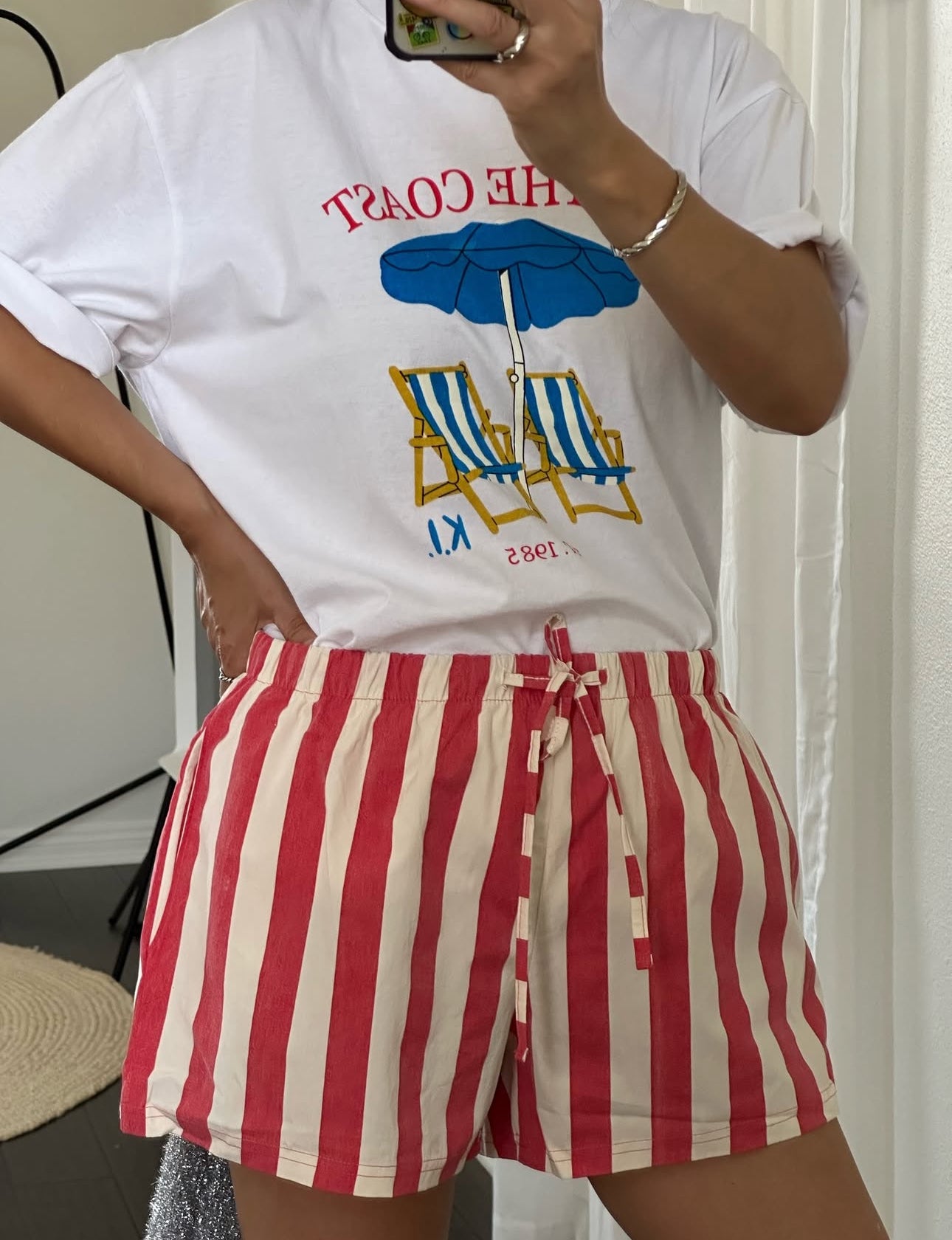 Pigment Striped Shorts