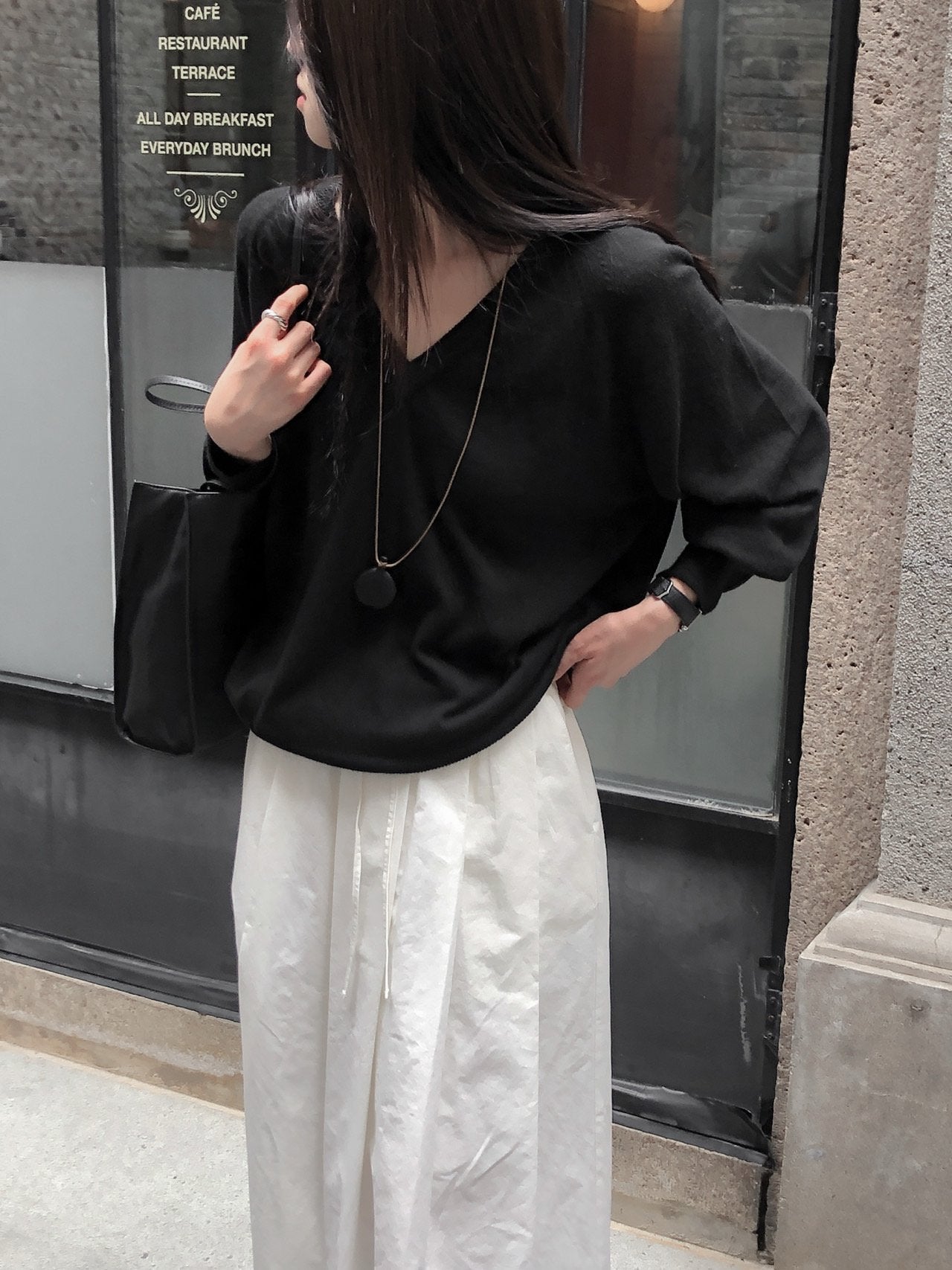 Wool V Neck