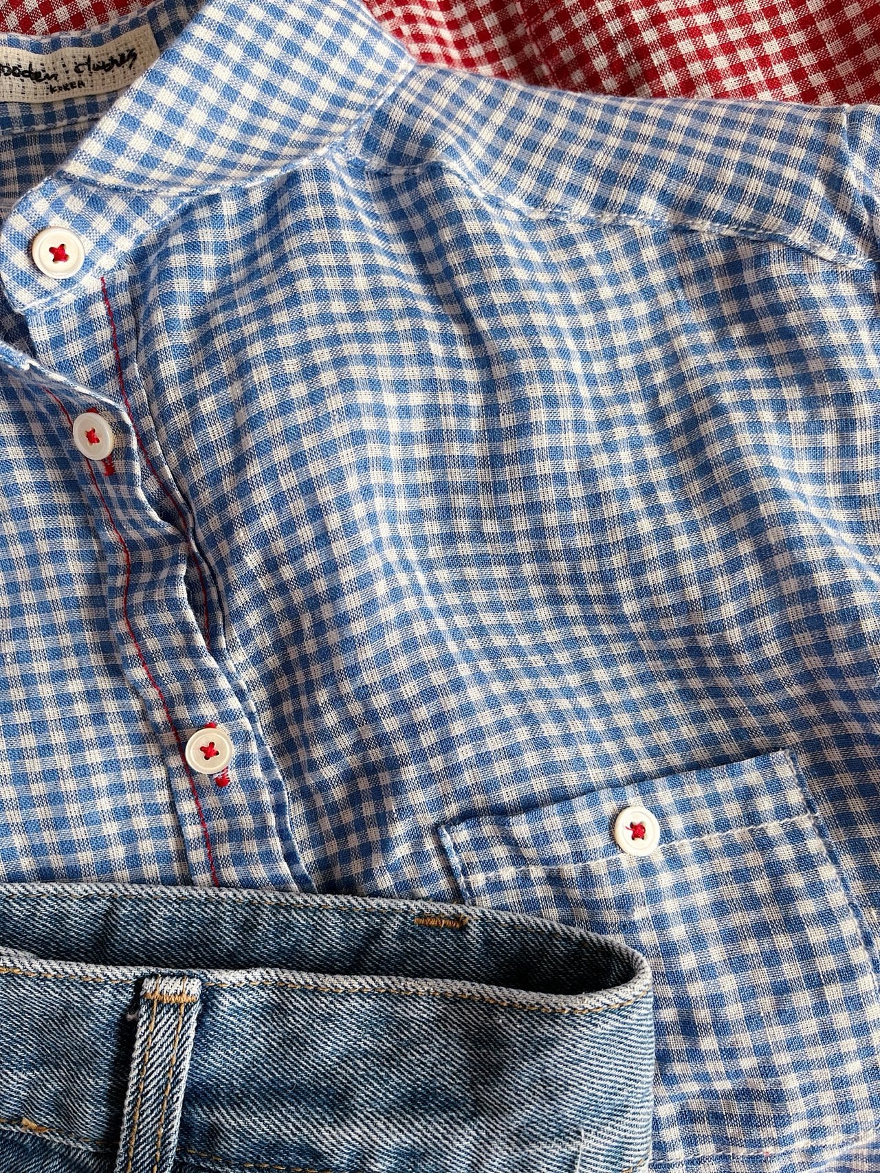 Linen Gingham Shirt
