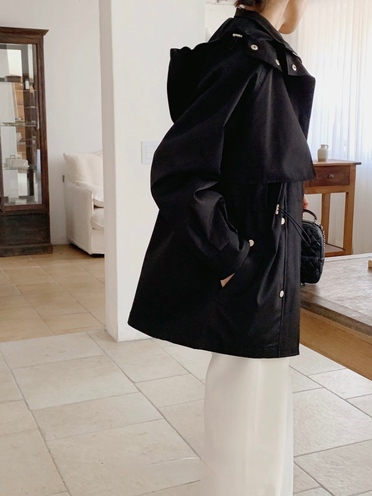 Hood Trench Jacket