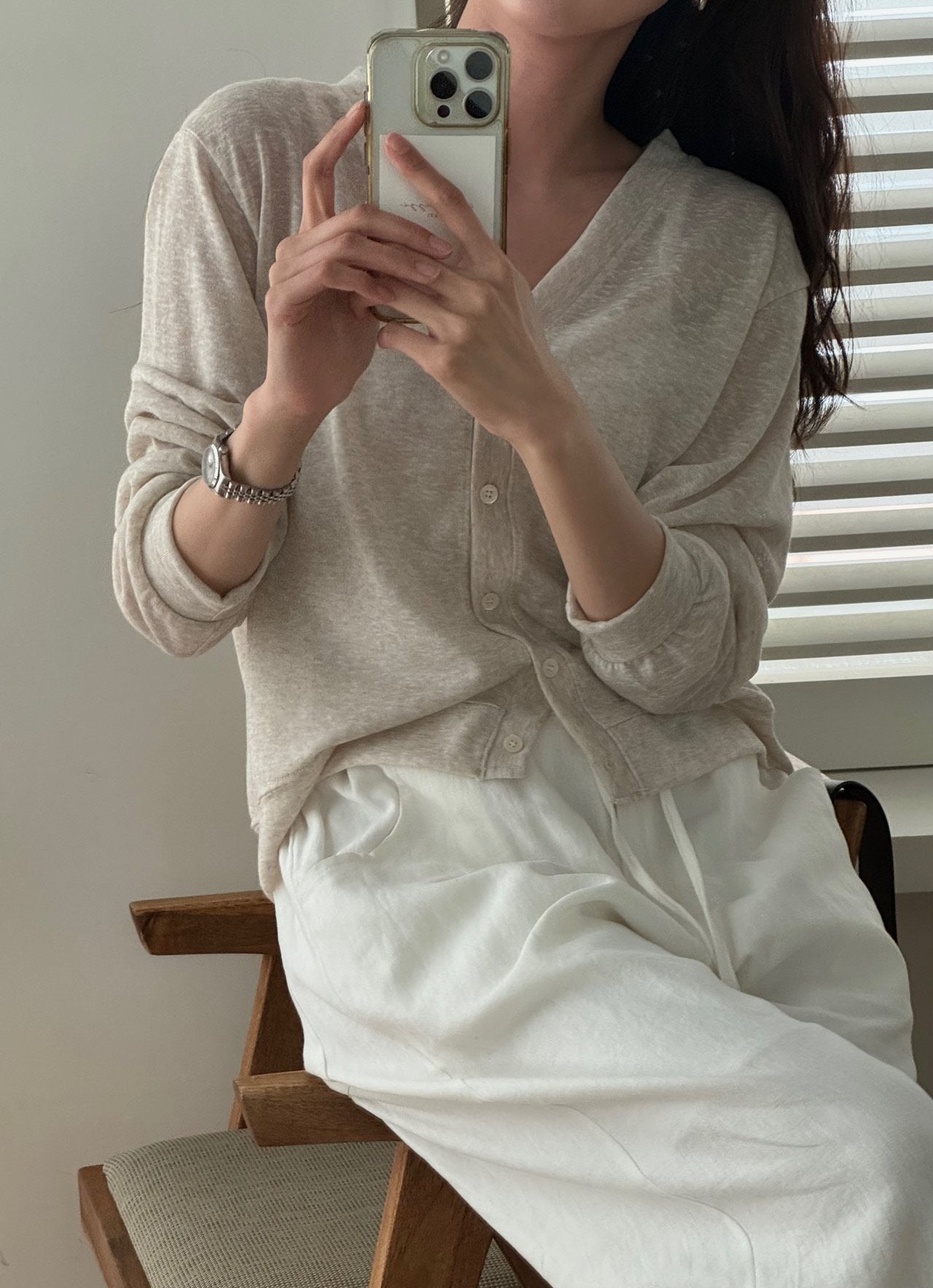 Linen Cardigan