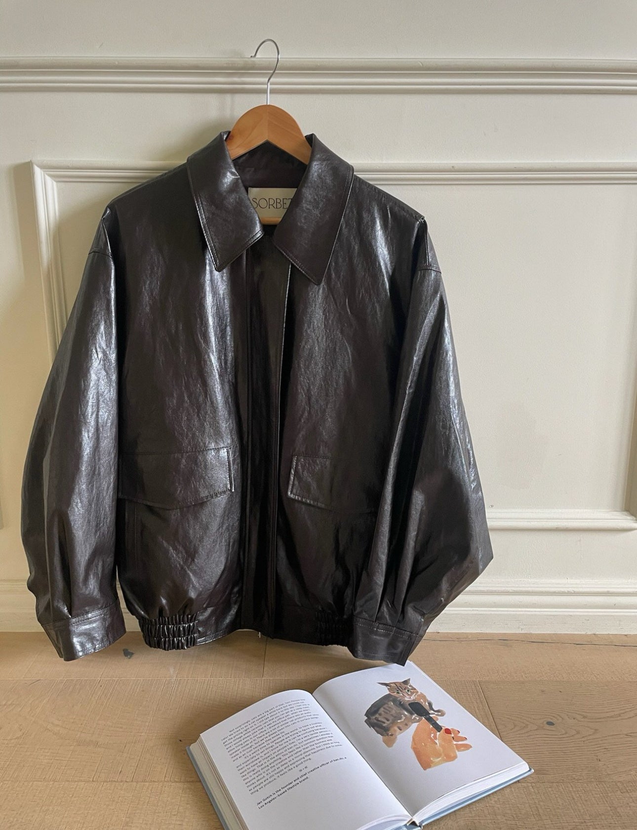 Classic Leather Bomber