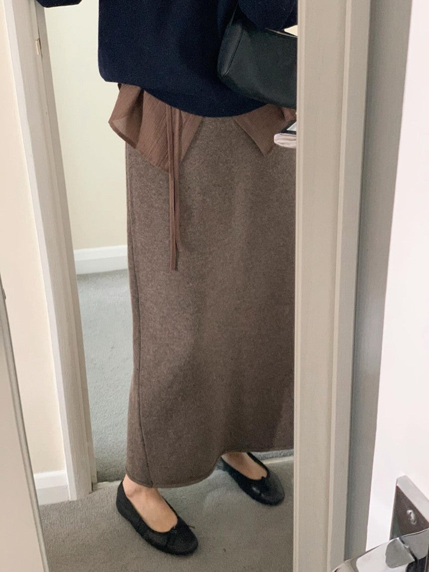 Knit Midi Skirt