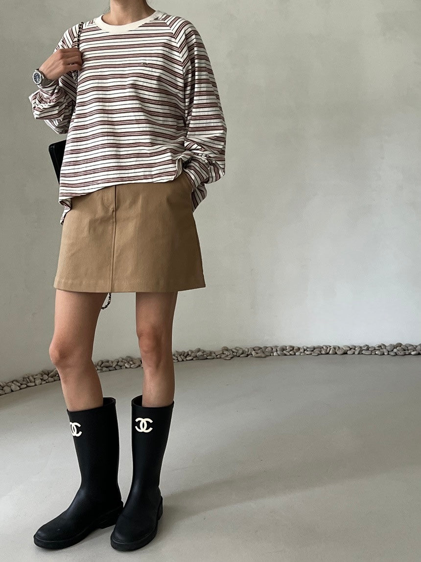 A Line Mini Skirt