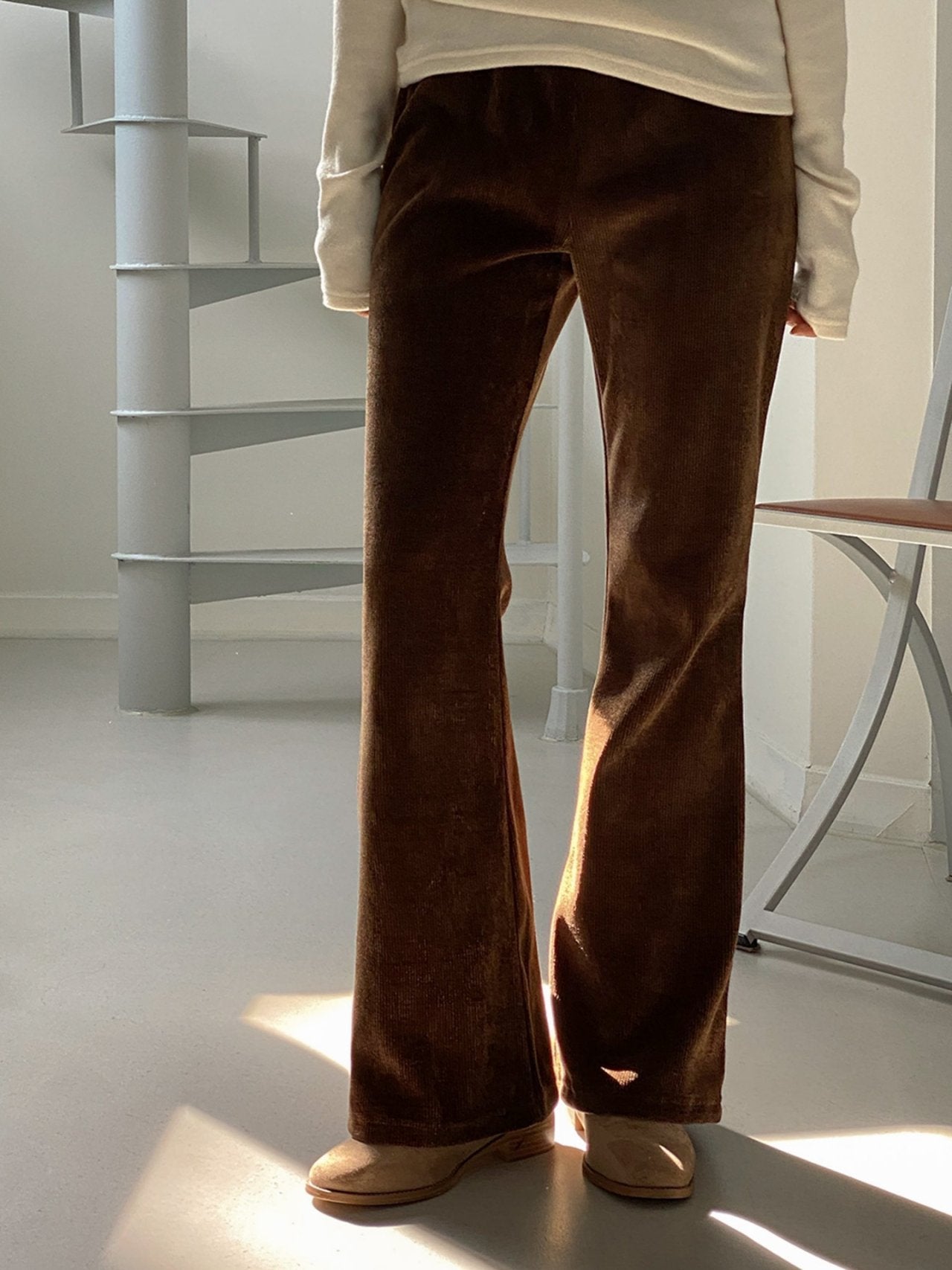 Corduroy Flare Pants