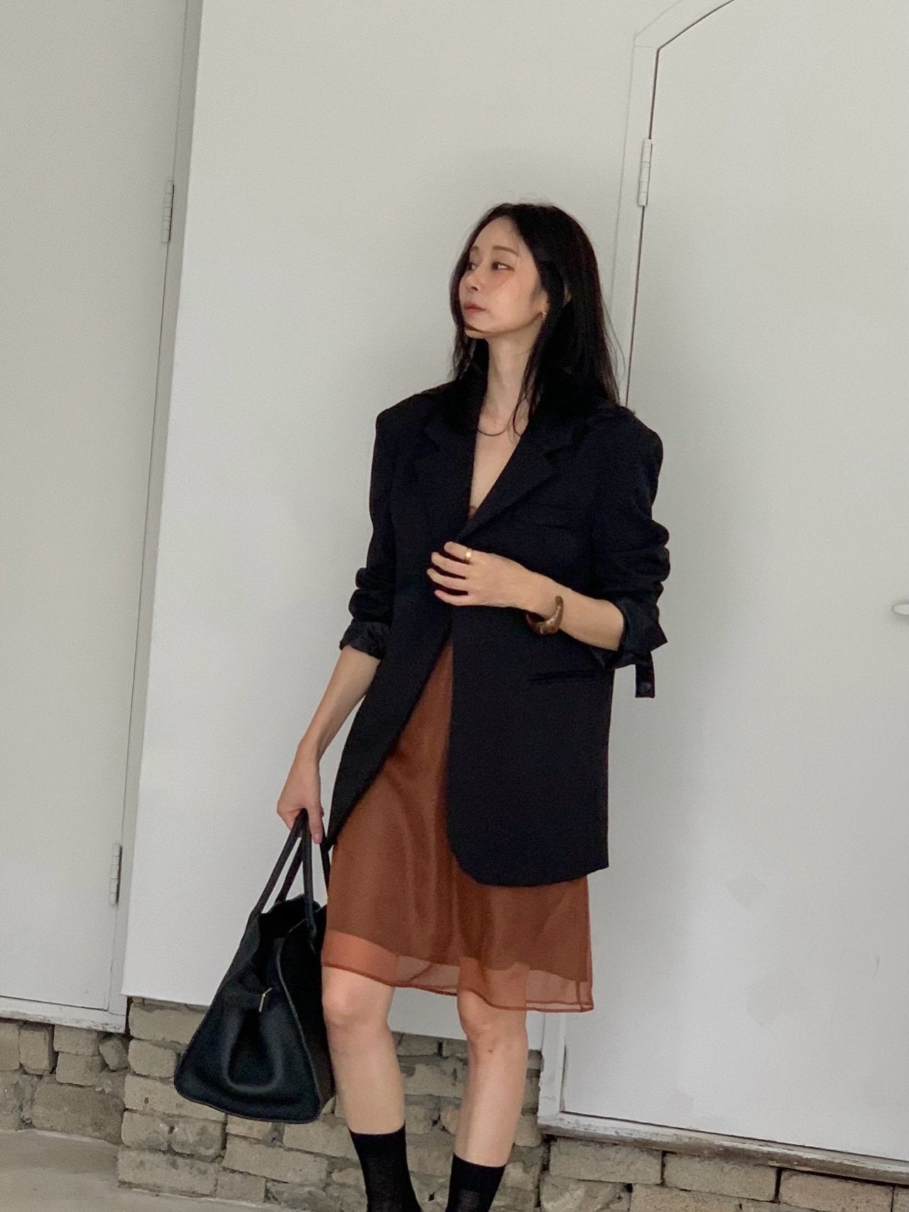 Satin Layered Dress