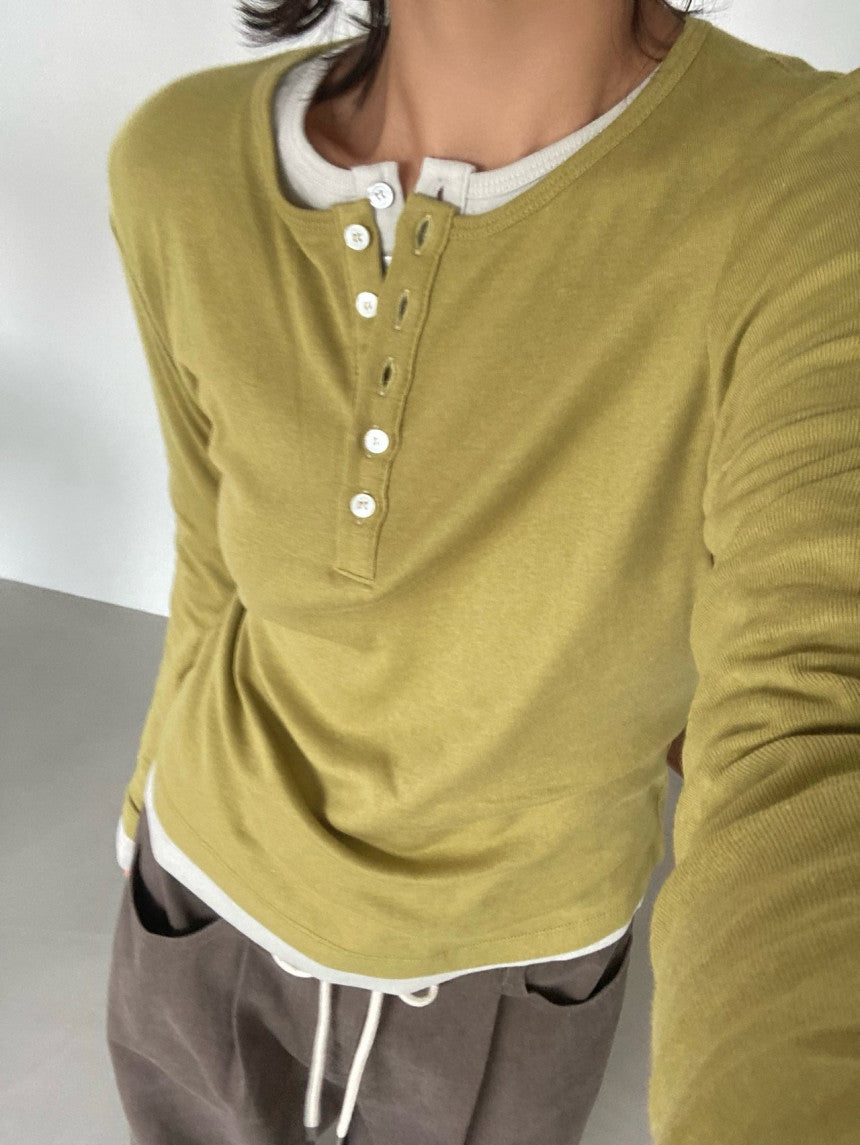 Button T Shirt