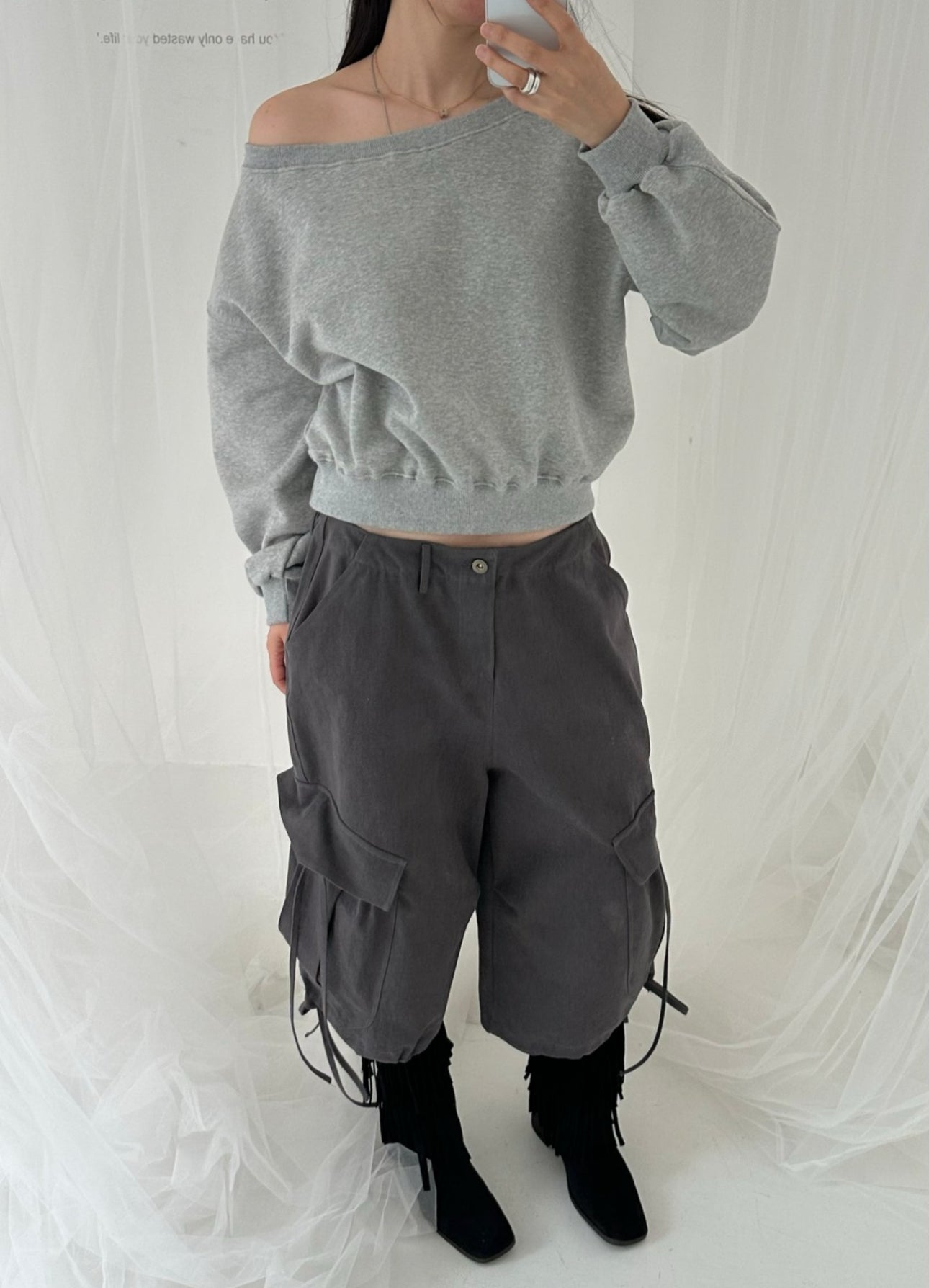 Off Shoulder Seratshirt