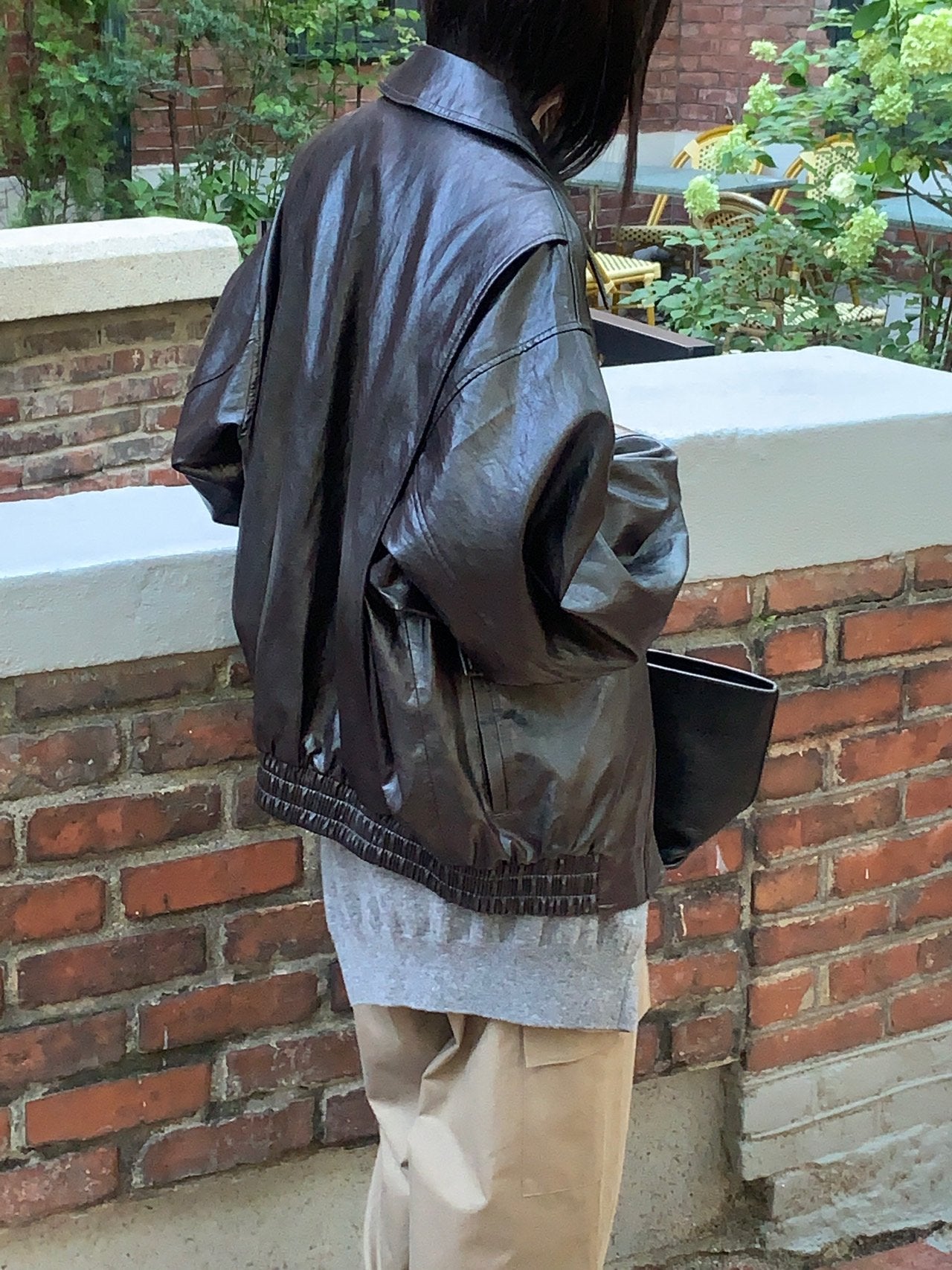 Classic Leather Bomber