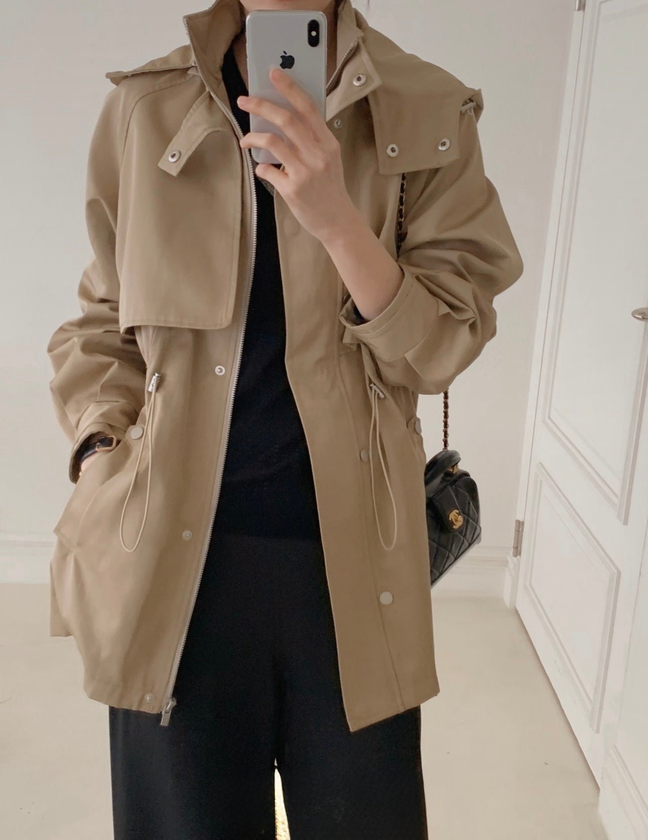 Hood Trench Jacket