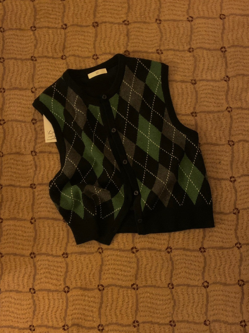 Argyle Vest