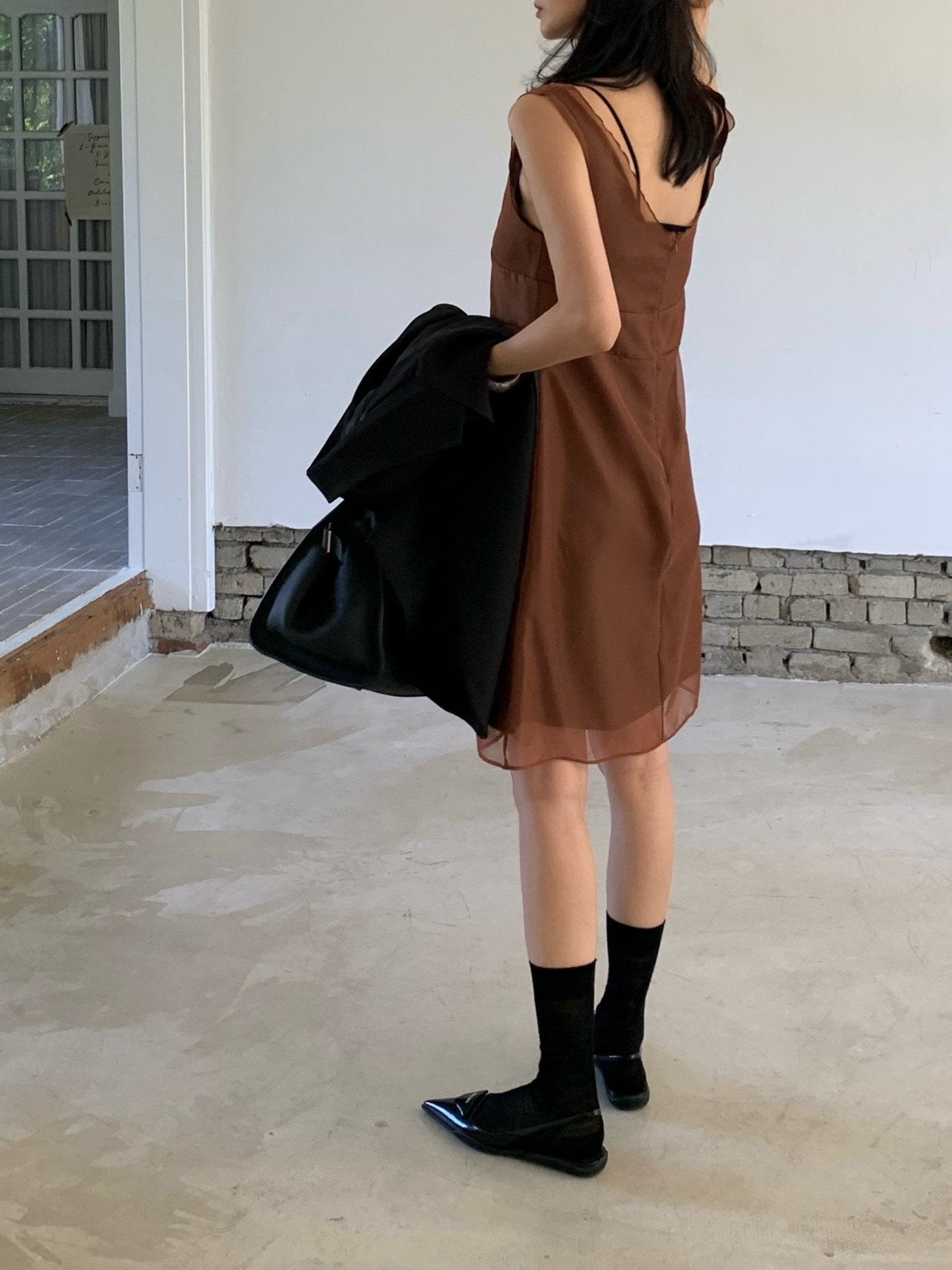 Satin Layered Dress