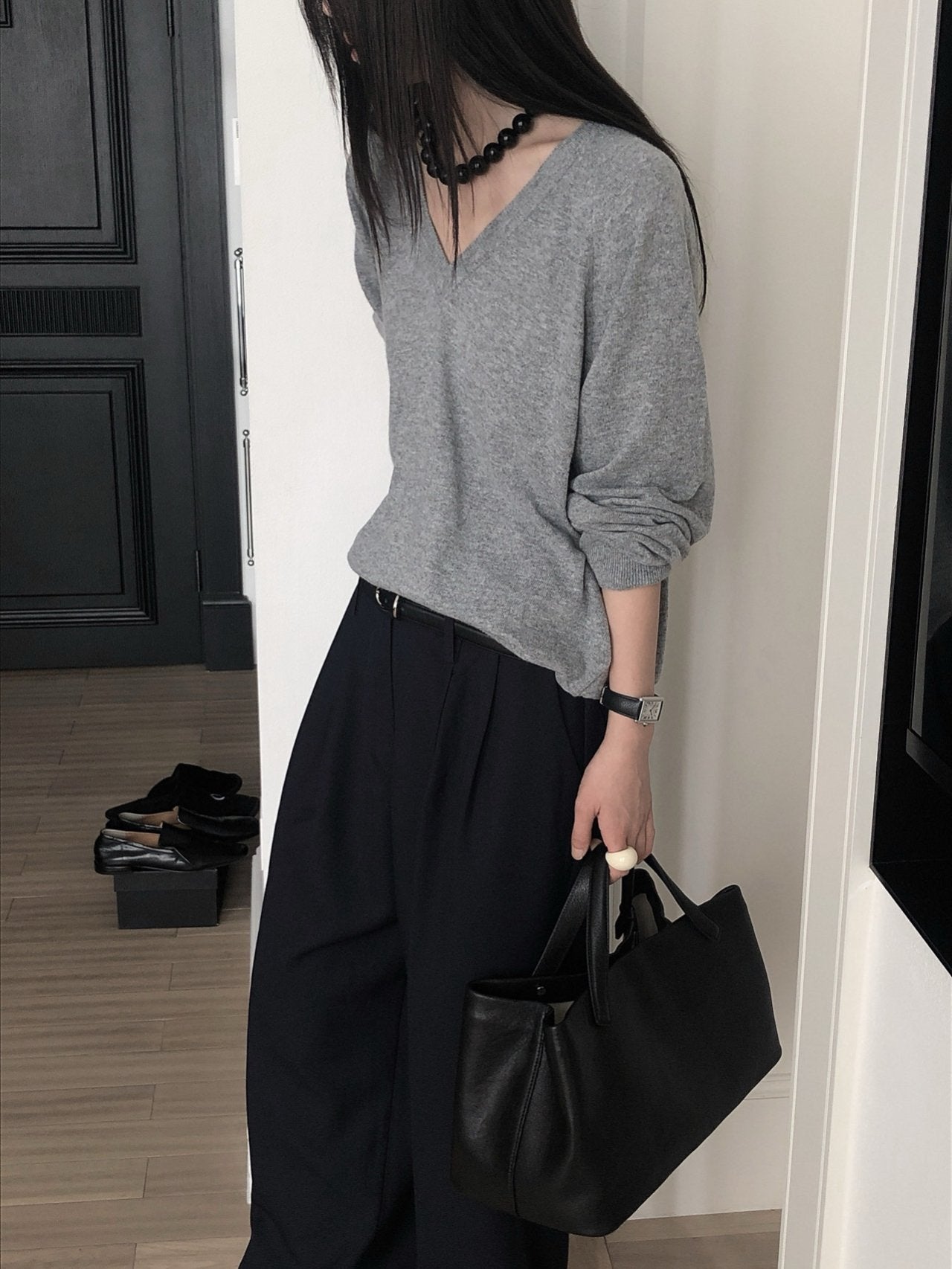 Wool V Neck