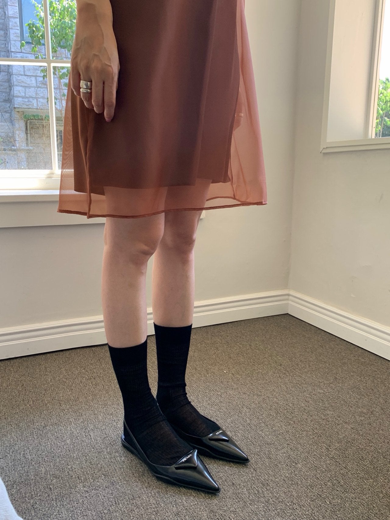 Satin Layered Dress