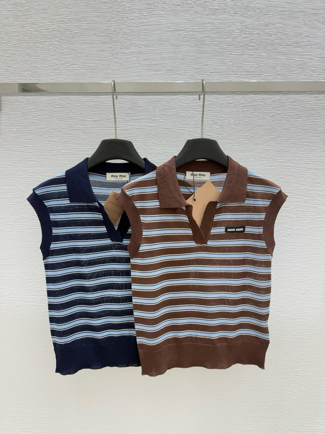 Tencel Striped Vest