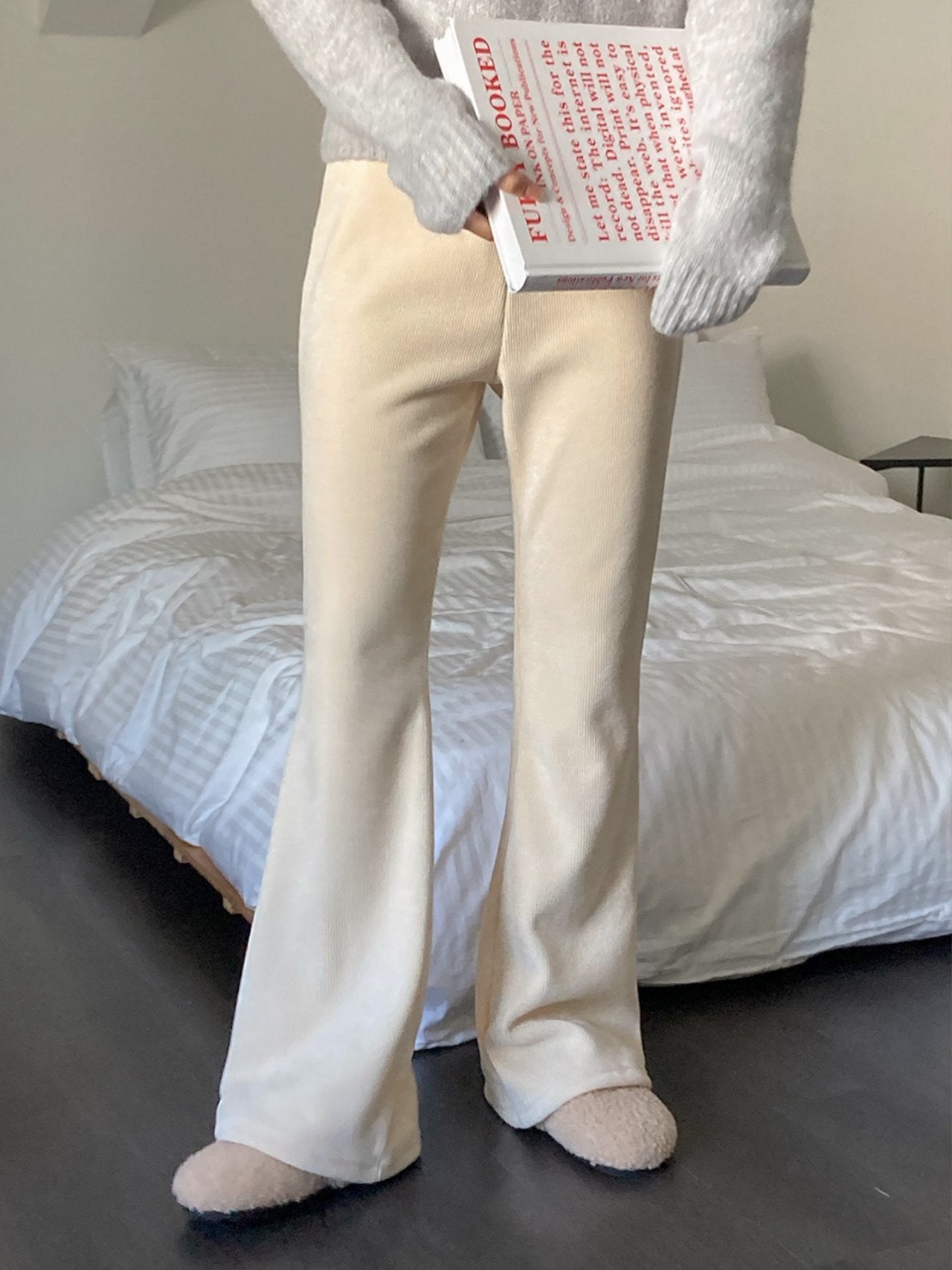 Corduroy Flare Pants