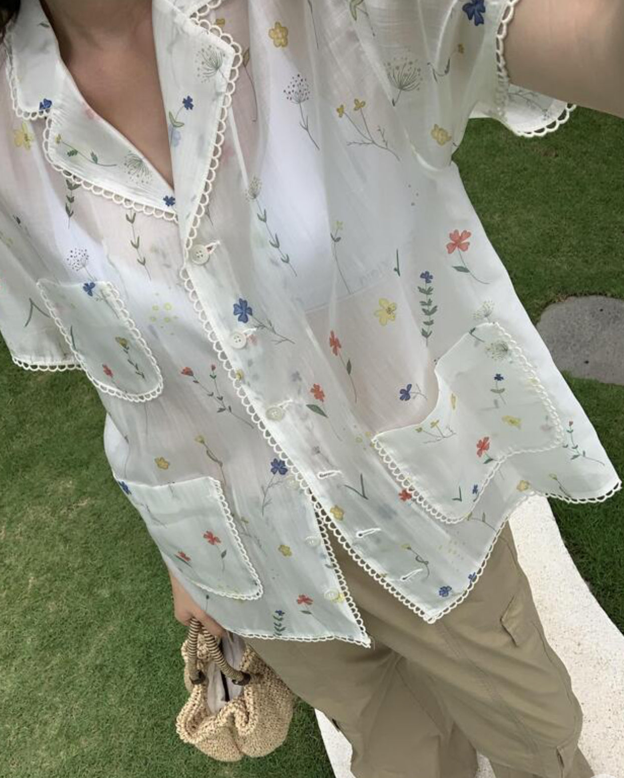 Organza Camp Shirt