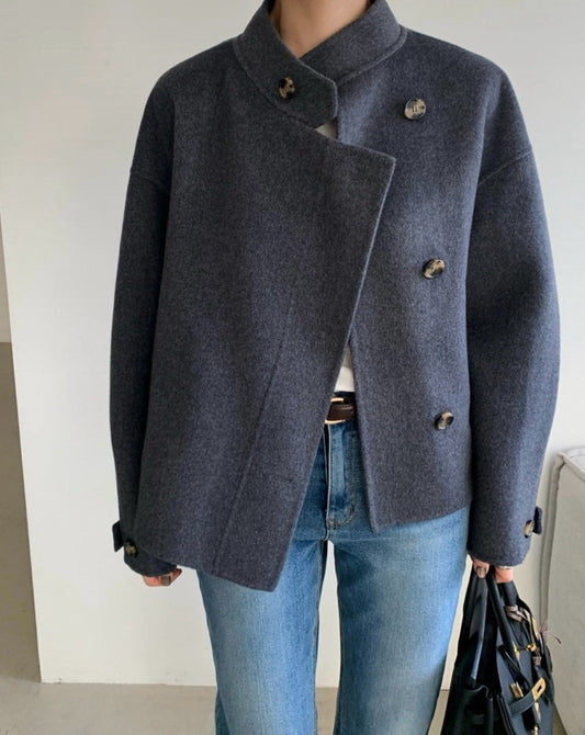 Asymmetric Short Coat