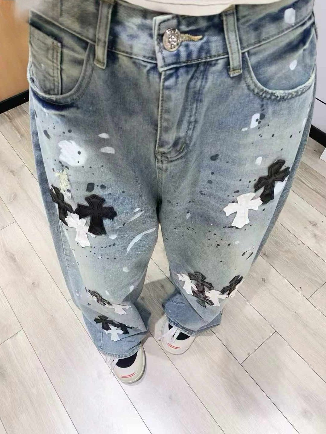 Cross Baggy Denim