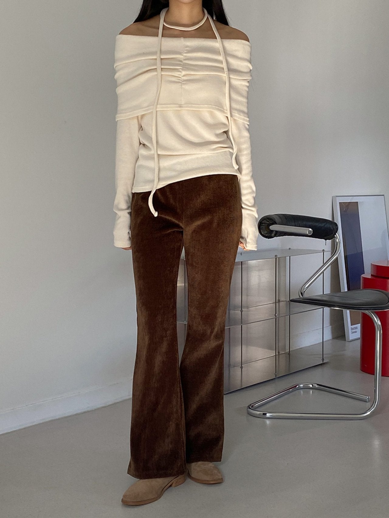 Corduroy Flare Pants