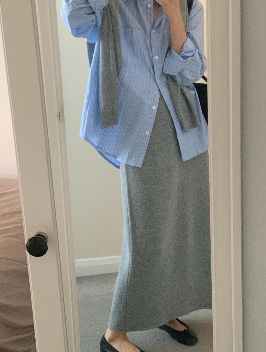 Knit Midi Skirt