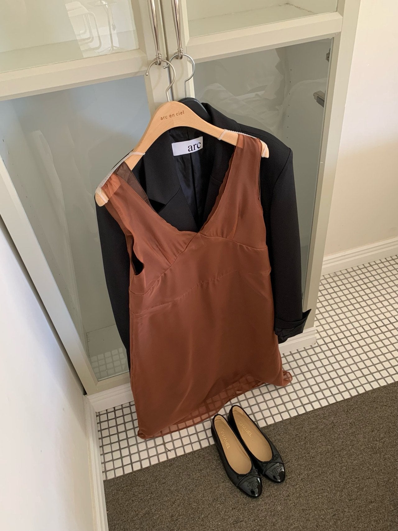 Satin Layered Dress