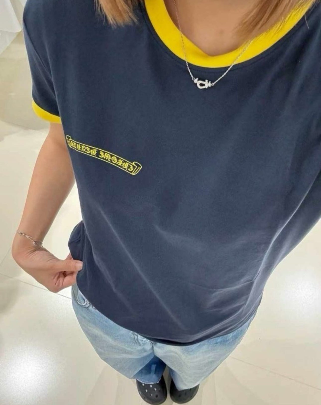 Chrome Ringer Tee