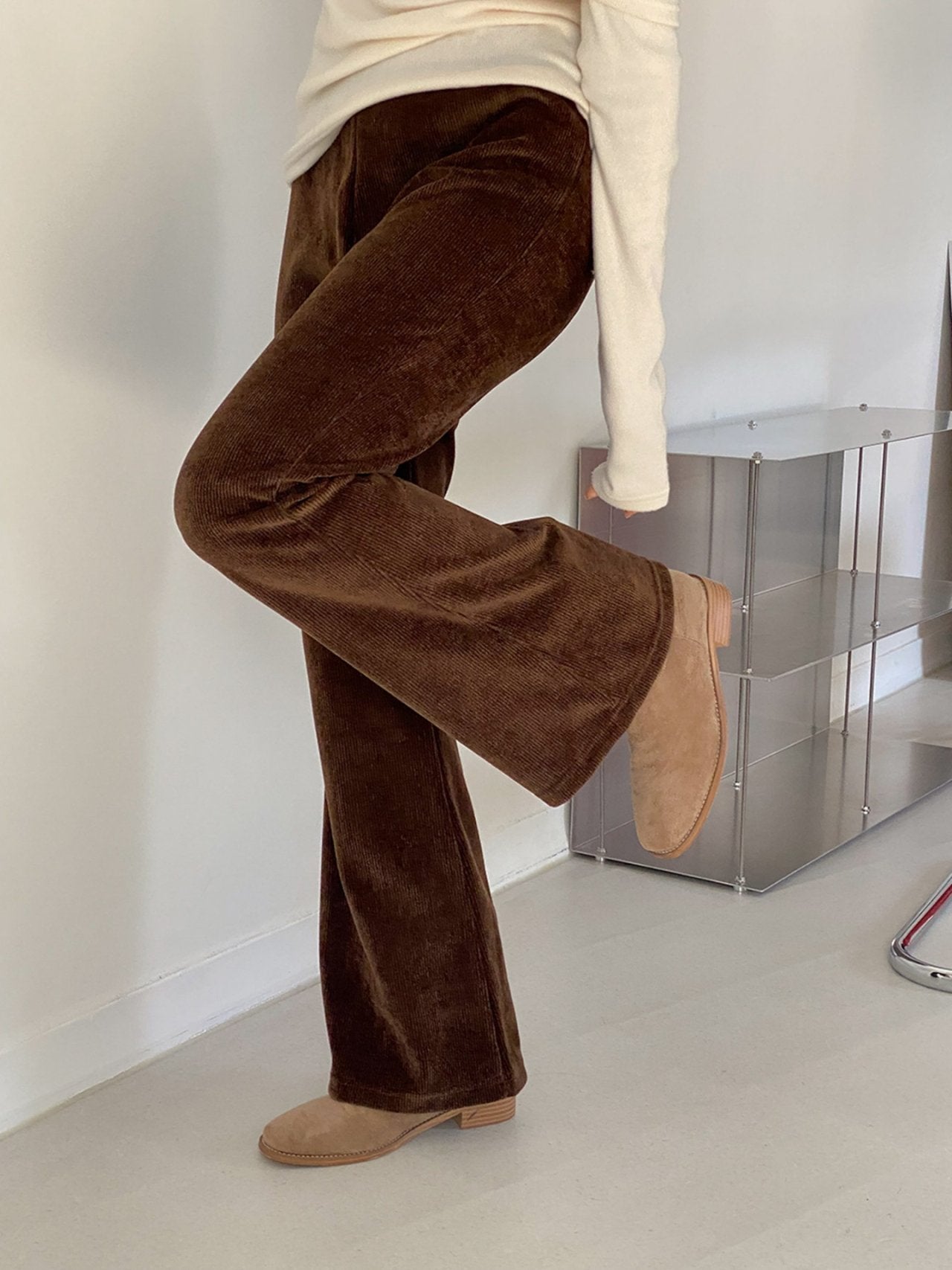Corduroy Flare Pants