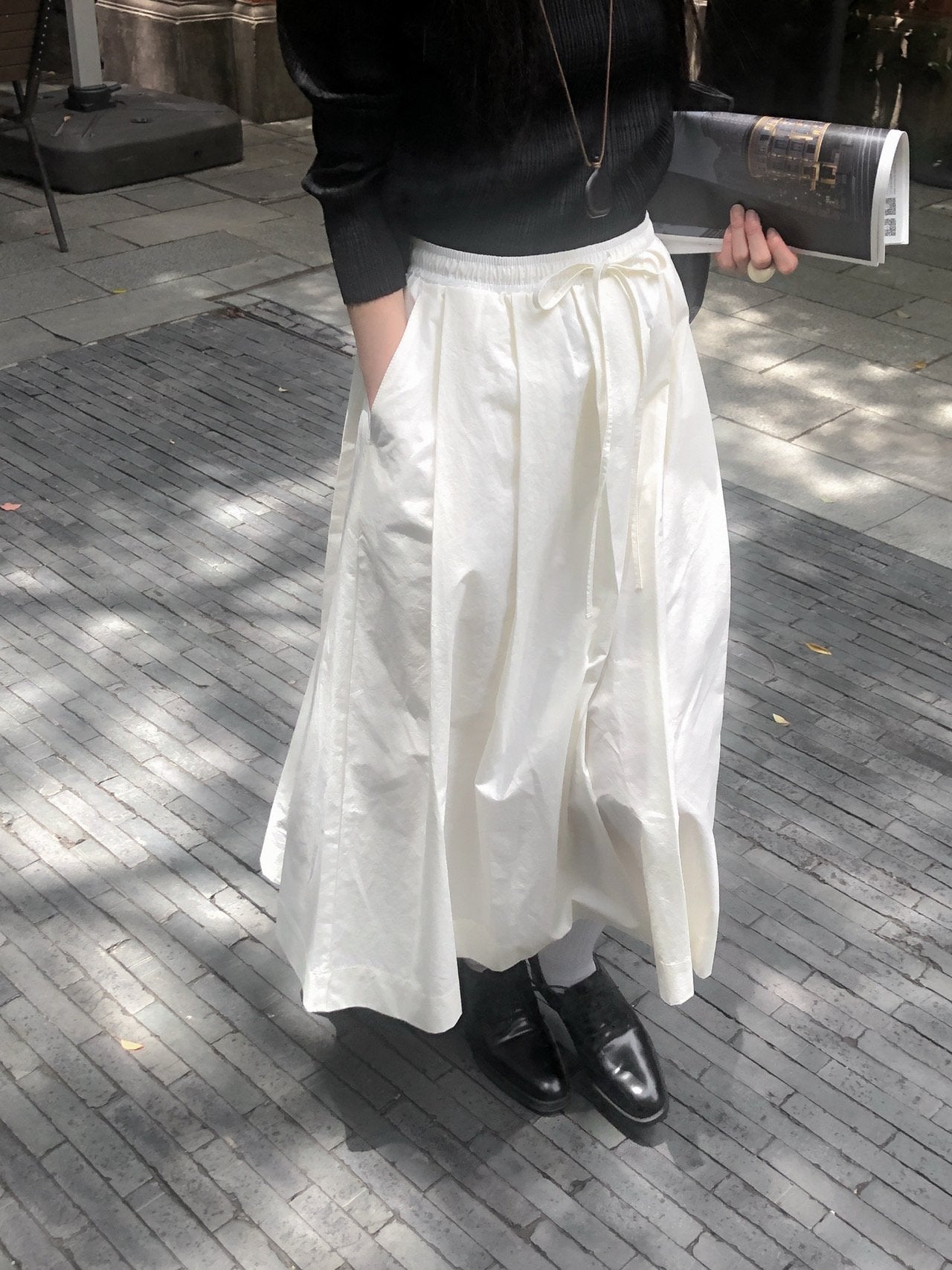 Cream Skirt