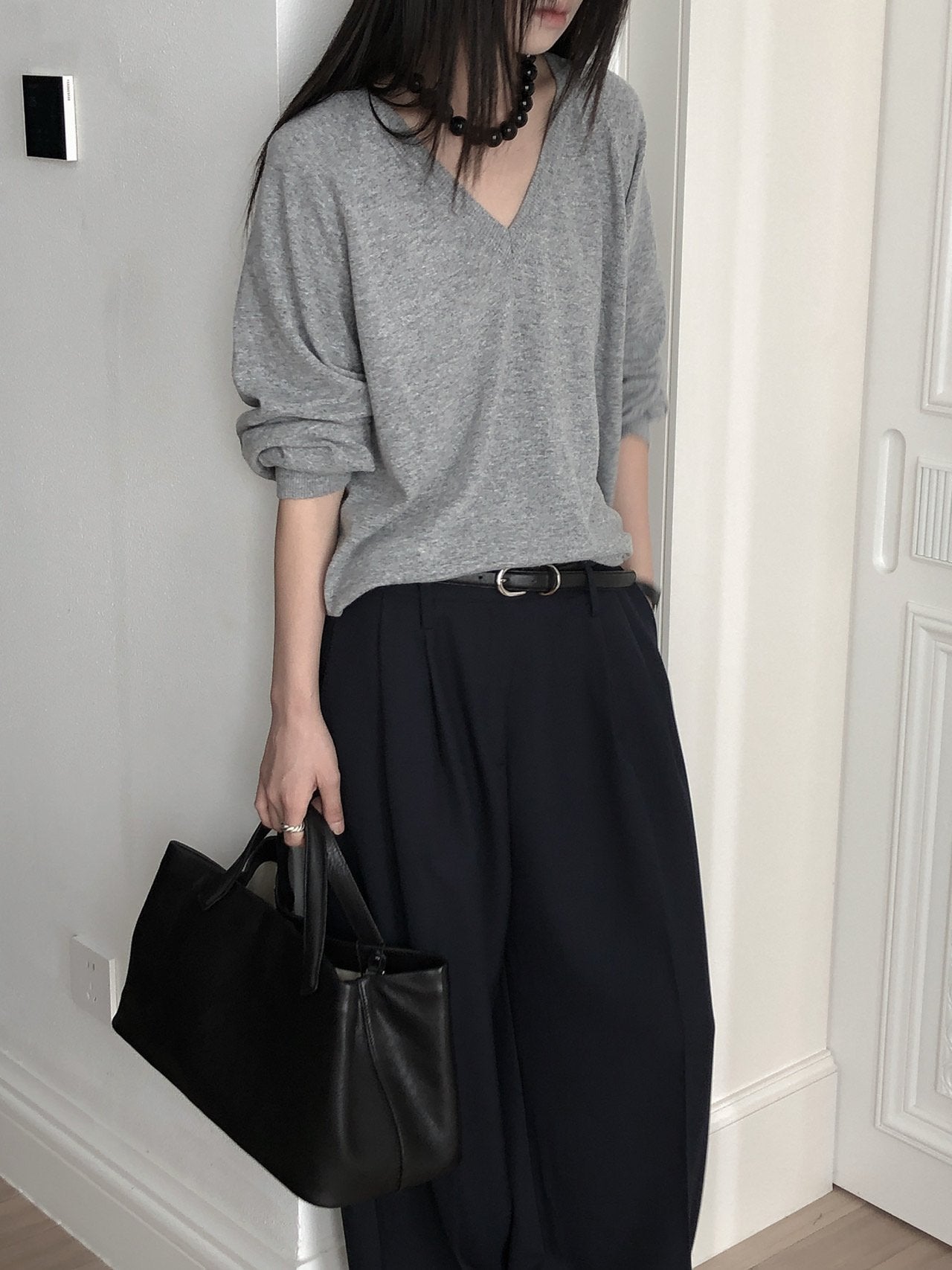 Wool V Neck