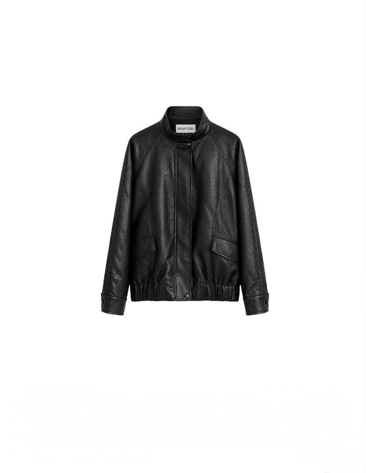 Soft Faux Leather Jacket