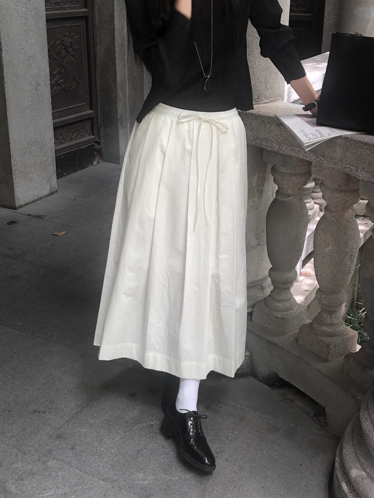 Cream Skirt