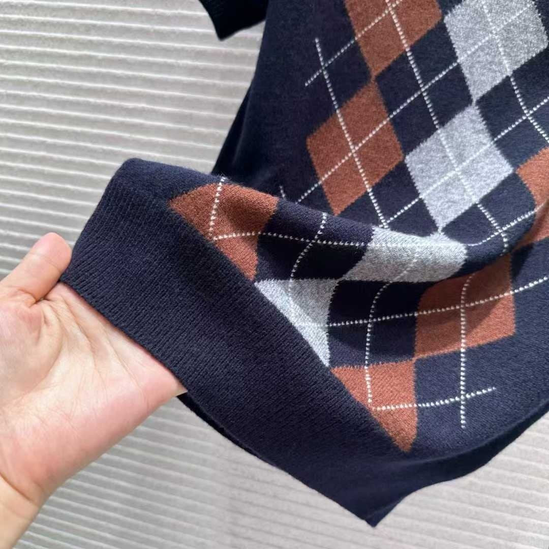 M Argyle Sweater
