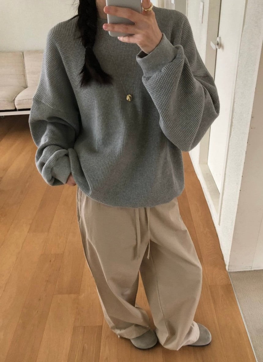 Waffle Sweatshirt
