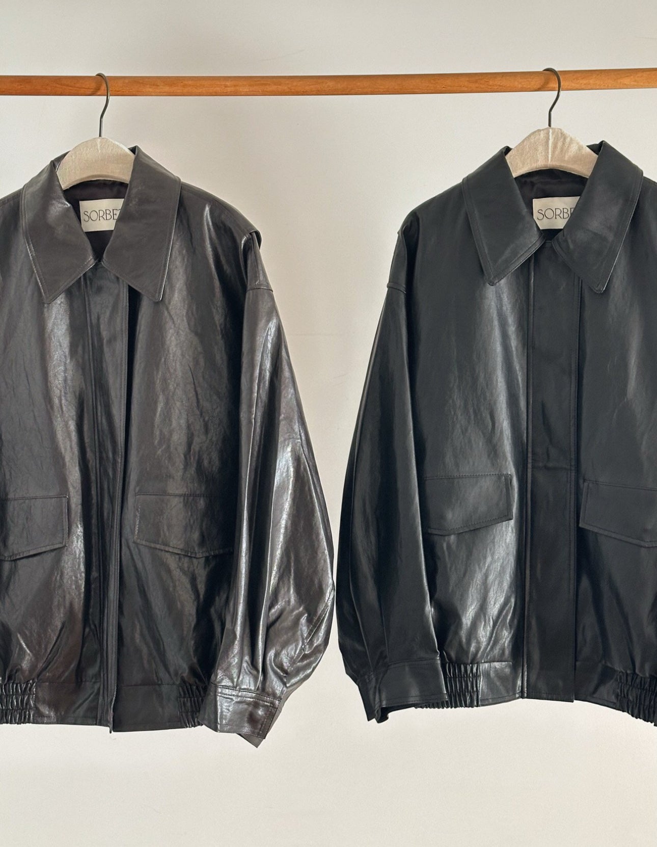 Classic Leather Bomber