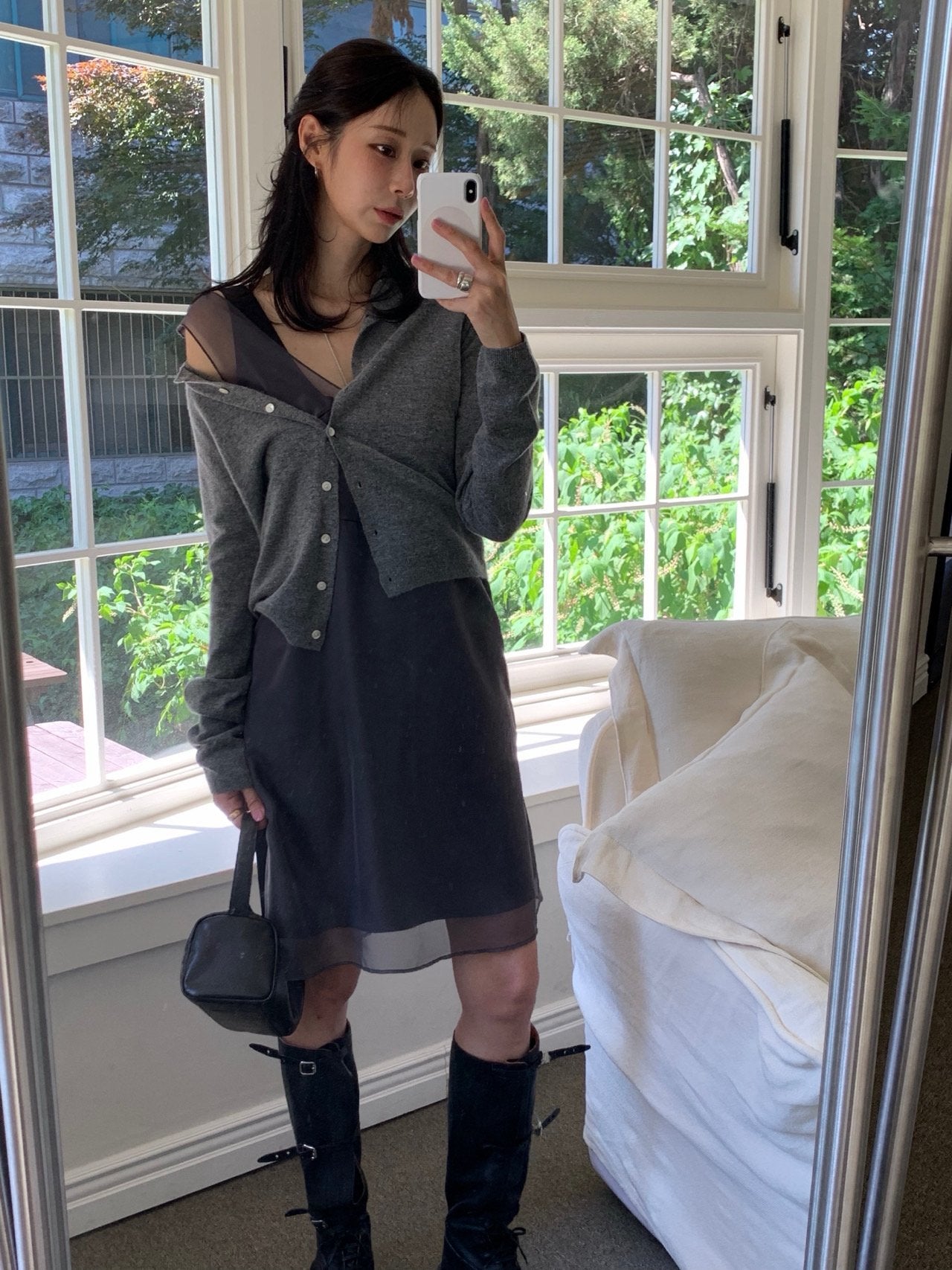 Satin Layered Dress