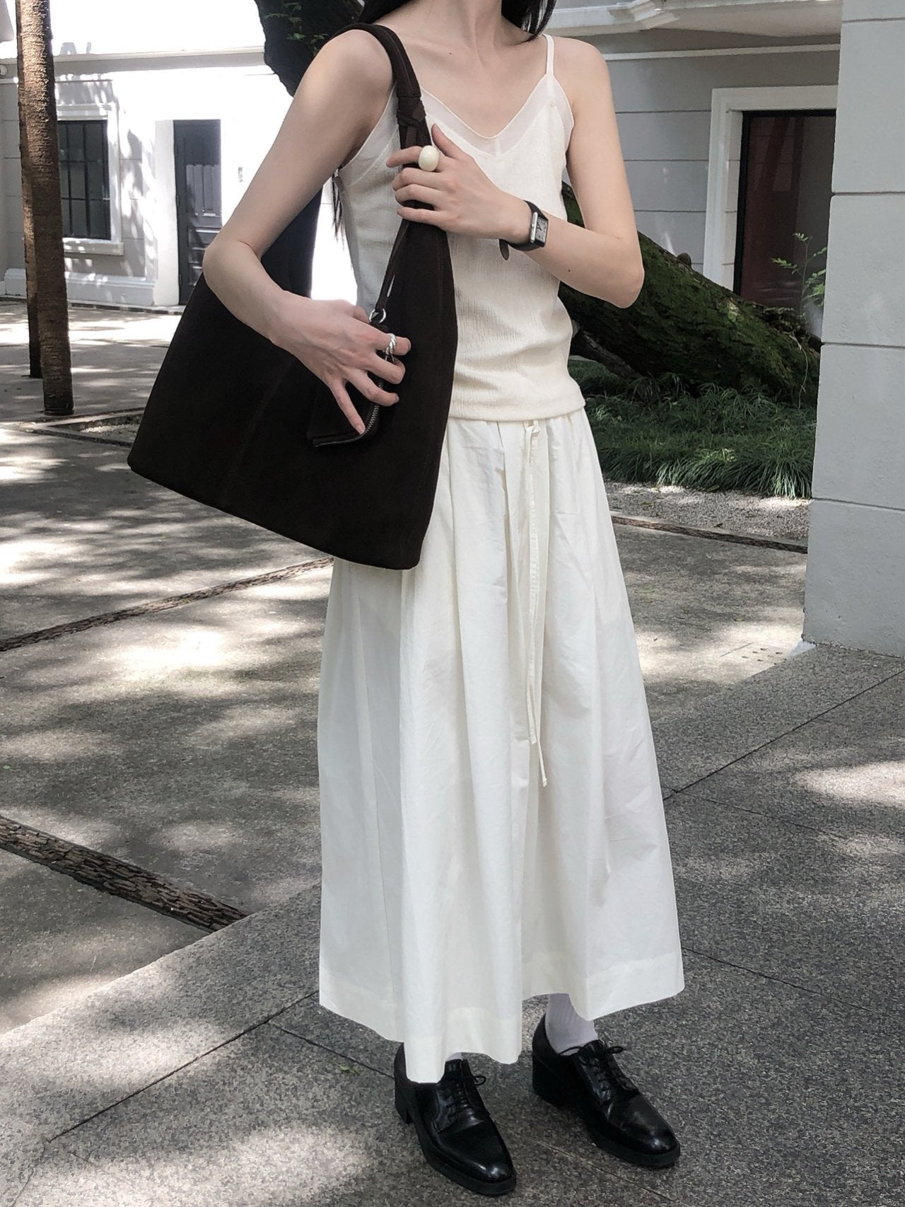 Cream Skirt