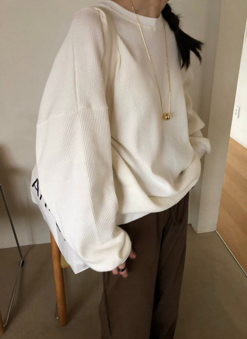 Waffle Sweatshirt