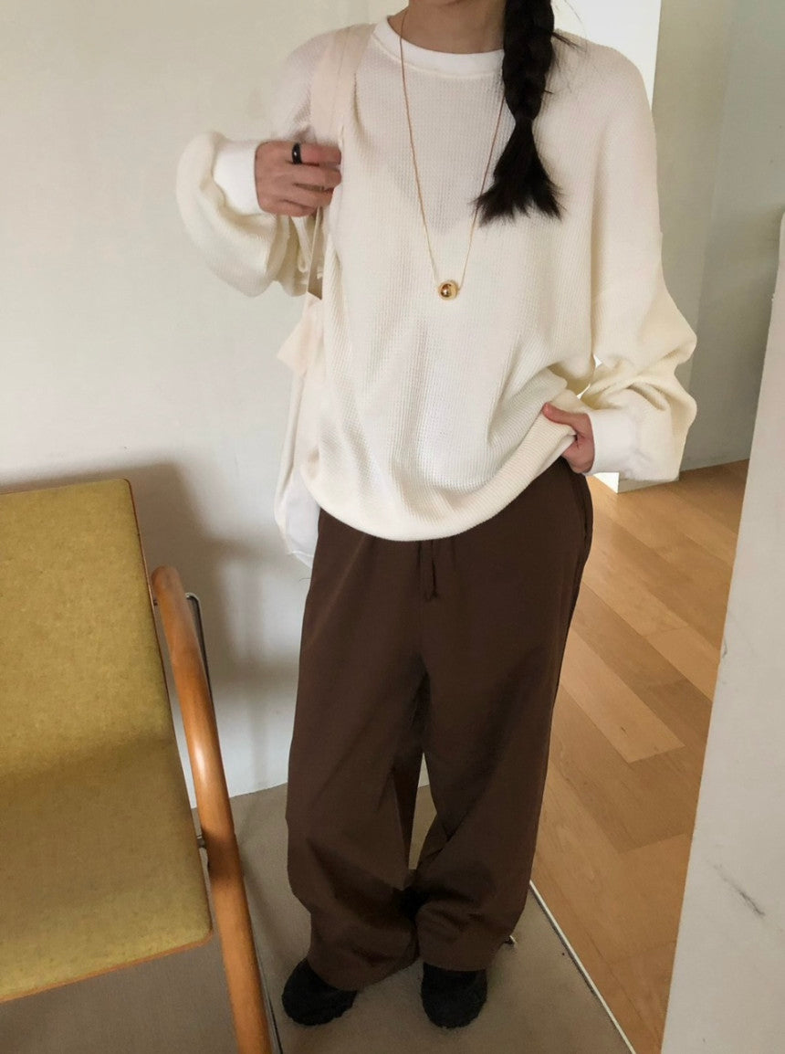 Waffle Sweatshirt