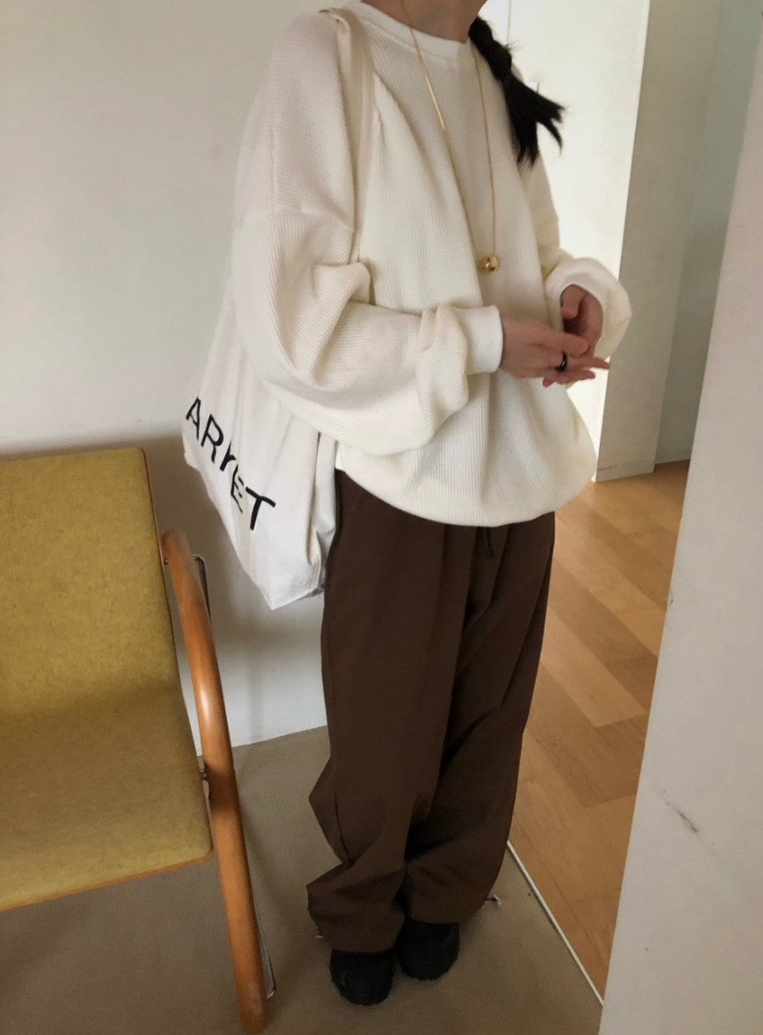 Waffle Sweatshirt